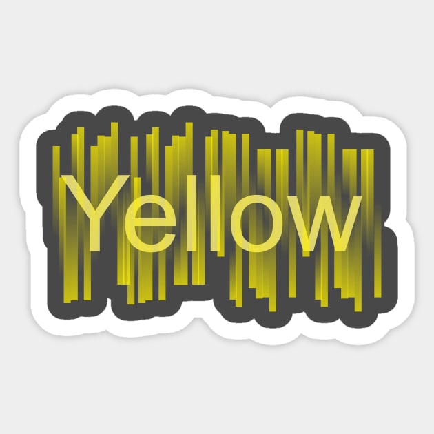 Yellow Sticker by ganola